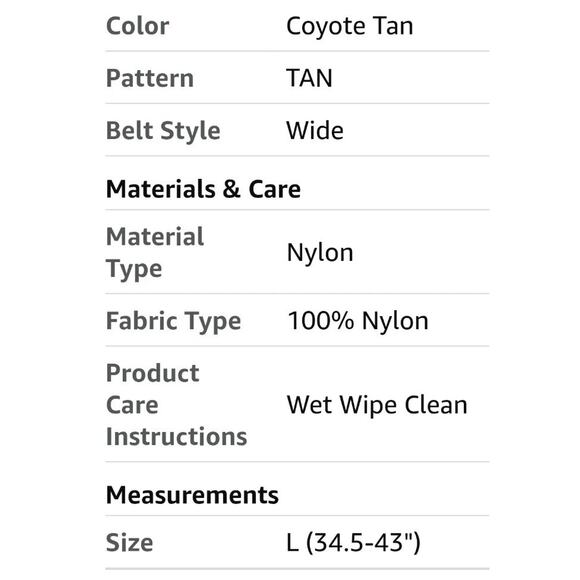 New! BlackTide Tactical Battle Belt & MOLLE Size Large - Picture 6 of 6